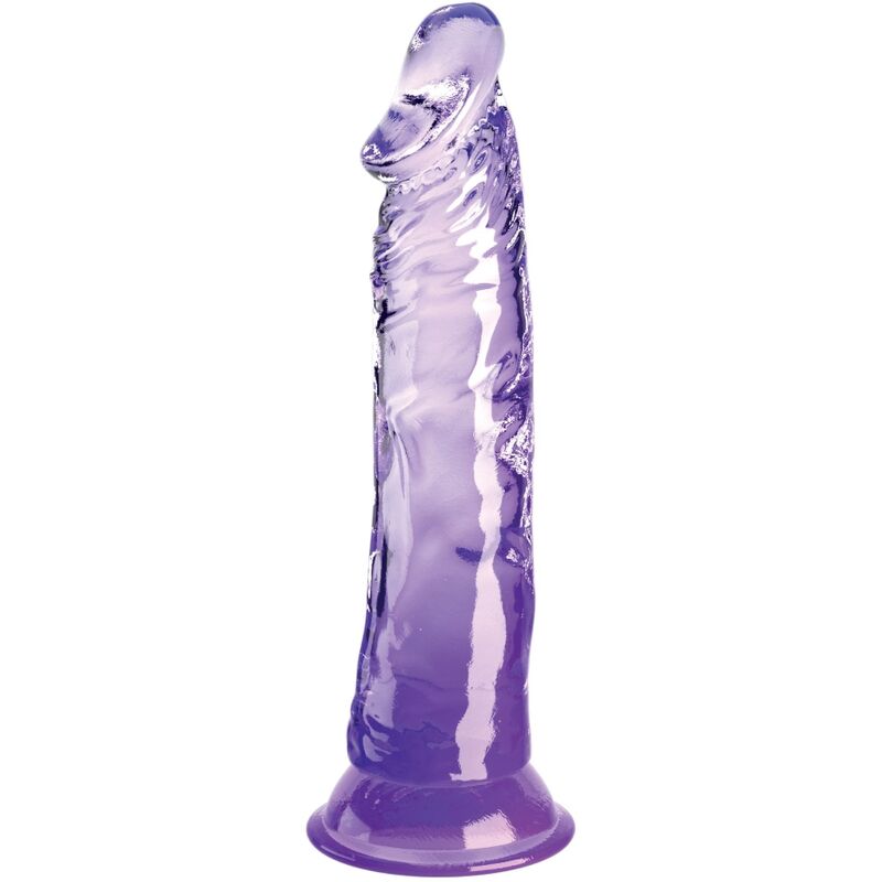 KING COCK – CLEAR PÉNIS RÉALISTE 19.7 CM VIOLET