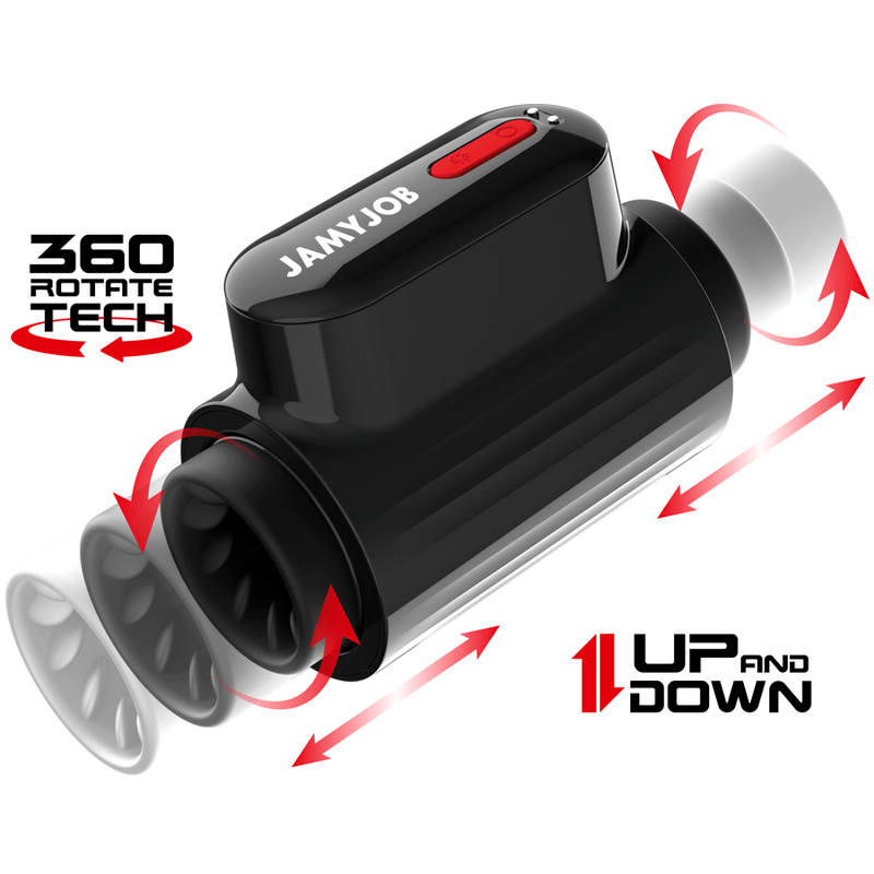 JAMYJOB – MASTURBATEUR  VORTEX ET ROTATION TECH TURBO MODE