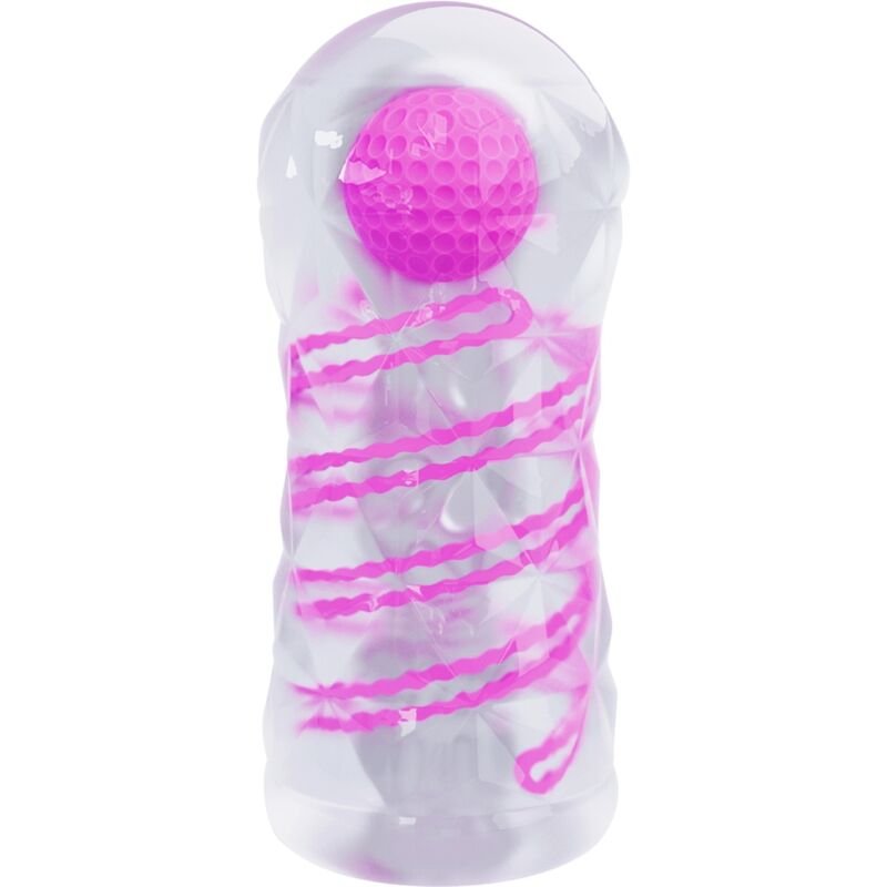 PRETTY LOVE – MASTURBATEUR MASCULIN FANTASY AVEC SPIRALE INTERNE ET BALLES TRANSPARENTES