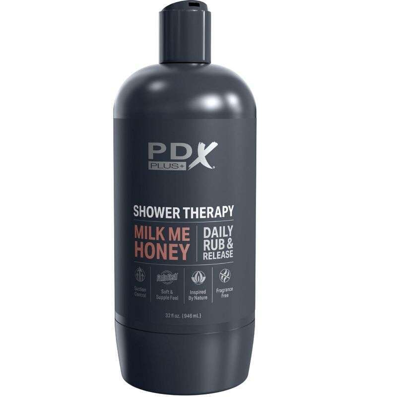 PDX PLUS – MASTURBATEUR STROKER CONCEPTION DE BOUTEILLE DISCRÈTE MILK ME HONEY CANDY SHAMPOOING