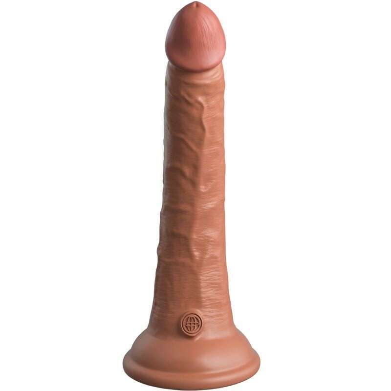 KING COCK – ELITE GODE RÉALISTE EN SILICONE 17.8 CM CARAMEL