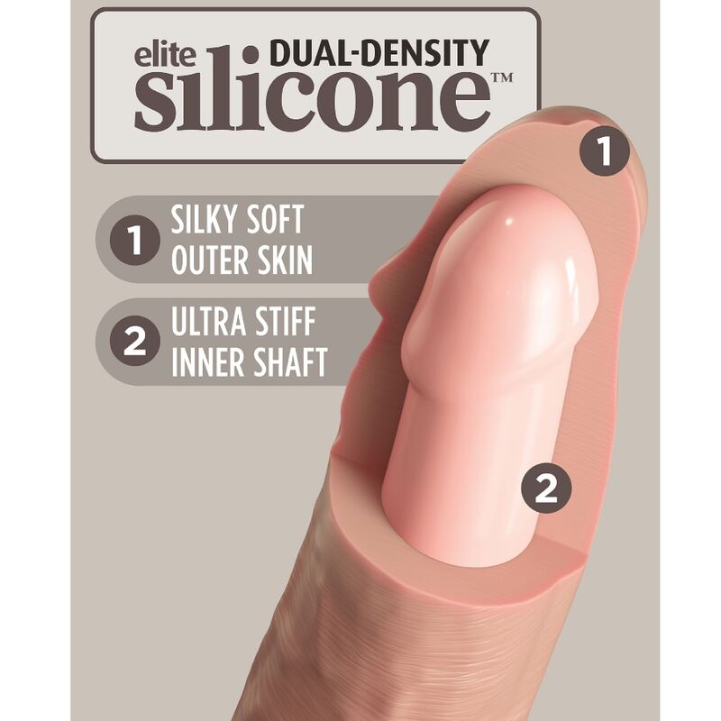 KING COCK – ELITE GODE RÉALISTE EN SILICONE 20.3 CM