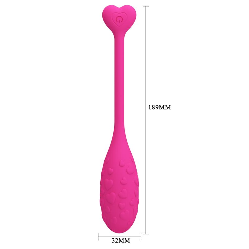 PRETTY LOVE – OEUF VIBRANT ROSE FISHER CONTRÔLÉ PAR APPLICATION