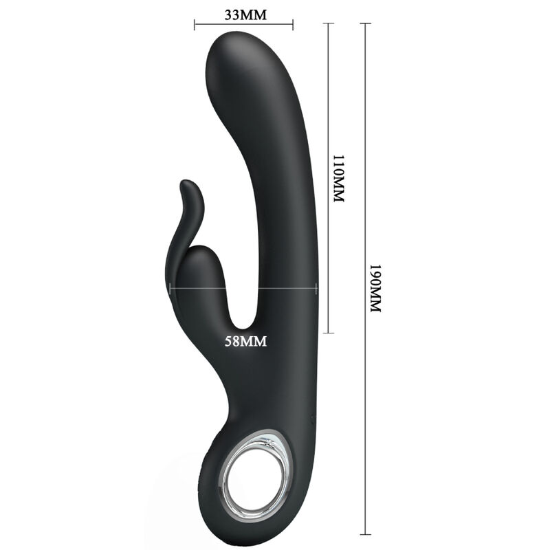 PRETTY LOVE – VIBRATEUR CARINA CLITORIS ET STIMULATEUR POINT G