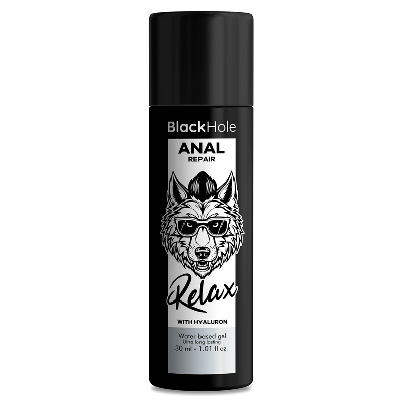 BLACK HOLE – RÉPARATION ANALE RELAX À BASE DEAU AVEC HYALURON 30 ML