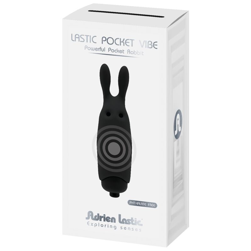 ADRIEN LASTIC – VIBRATEUR LASTIC POCKET LAPIN NOIR