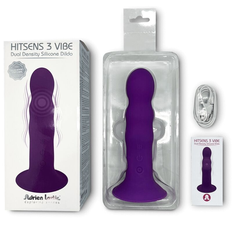 ADRIEN LASTIC – GODE EN SILICONE HITSENS VIBE 3 VIOLET