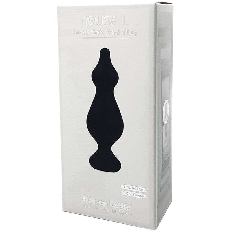 ADRIEN LASTIC – PLUG ANAL AMUSE SILICONE NOIR TAILLE L