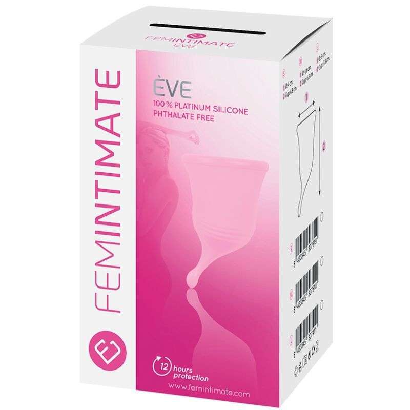 FEMINTIMATE – EVE NEW COUPE MENSTRUELLE EN SILICONE – TAILLE L