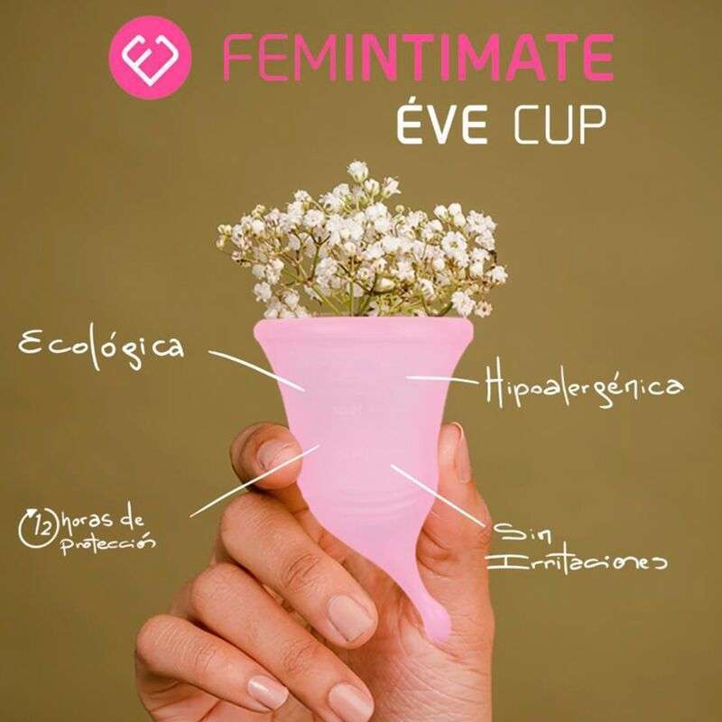 FEMINTIMATE – EVE NEW COUPE MENSTRUELLE EN SILICONE – TAILLE M