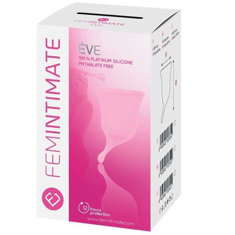 FEMINTIMATE – EVE NEW COUPE MENSTRUELLE EN SILICONE – TAILLE M