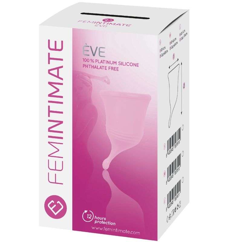 FEMINTIMATE – EVE NEW COUPE MENSTRUELLE EN SILICONE – TAILLE S