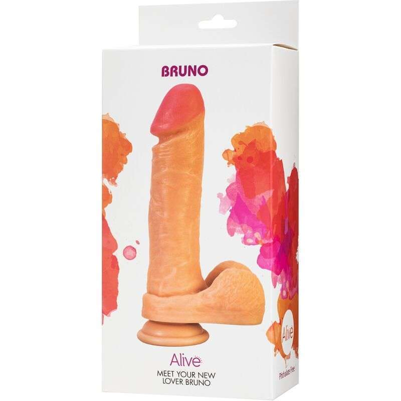 ALIVE – PÉNIS RÉALISTE BRUNO 22 CM