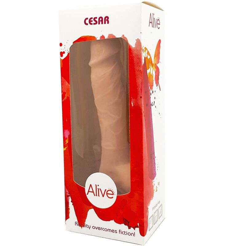 ALIVE – PÉNIS RÉALISTE CESAR 17,5 CM