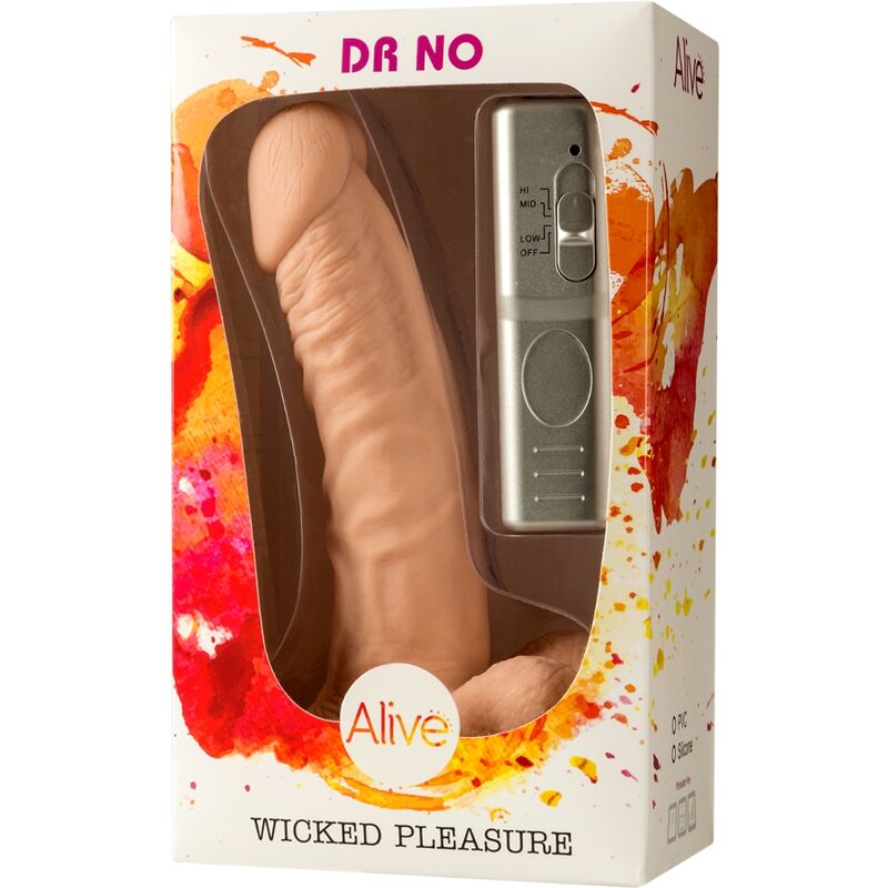 ALIVE – DR. VIBRATEUR PÉNIS NON RÉALISTE 18 CM