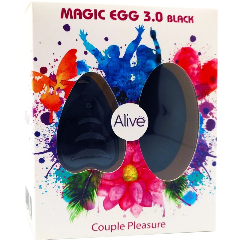ALIVE – MAGIC EGG 3.0 OEUF VIBRANT TÉLÉCOMMANDE NOIR