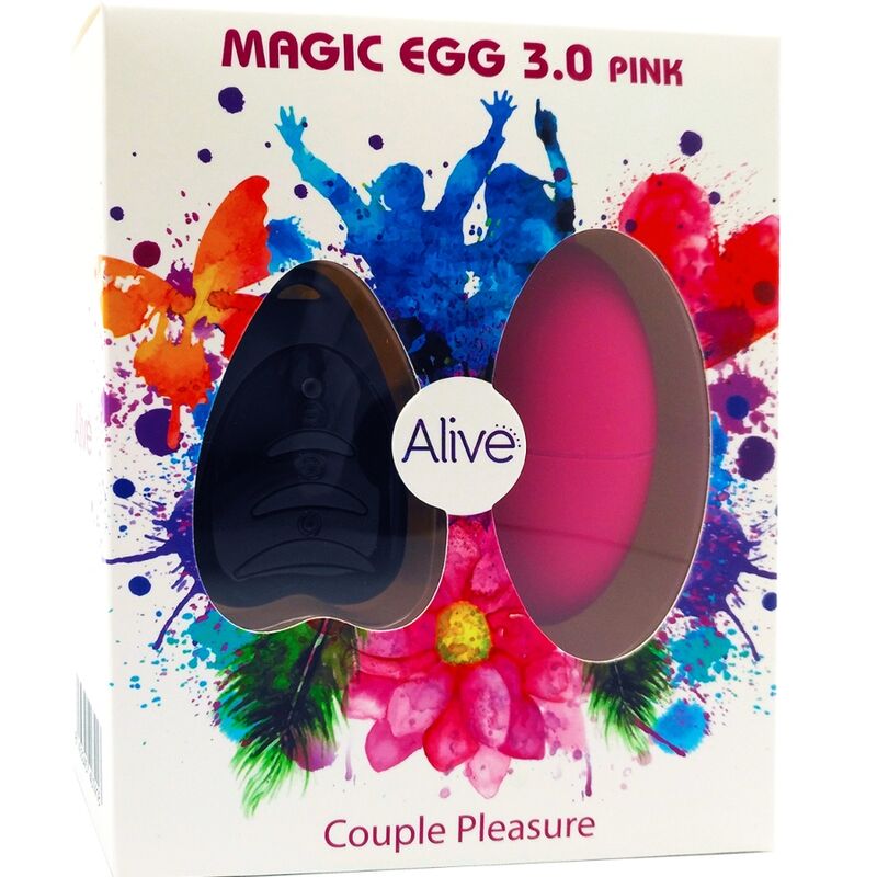 ALIVE – MAGIC EGG 3.0 OEUF VIBRANT TÉLÉCOMMANDE ROSE