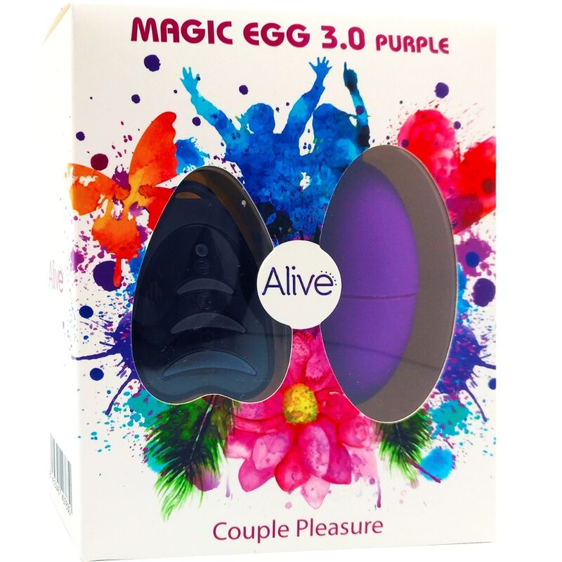 ALIVE – MAGIC EGG 3.0 OEUF VIBRANT TÉLÉCOMMANDE VIOLET