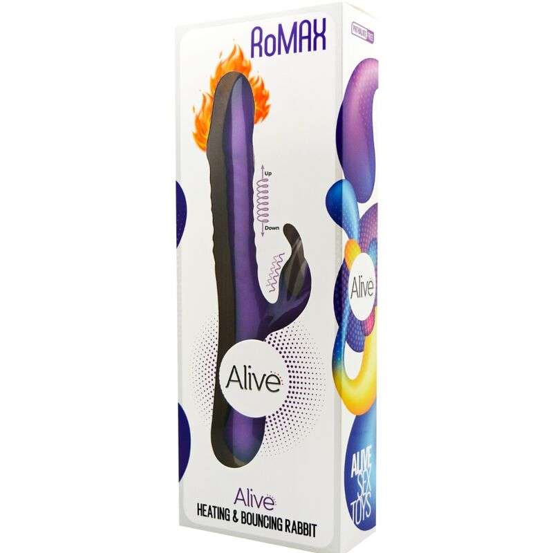 ALIVE – ROMAX VIBRATEUR LAPIN SILICONE VIOLET