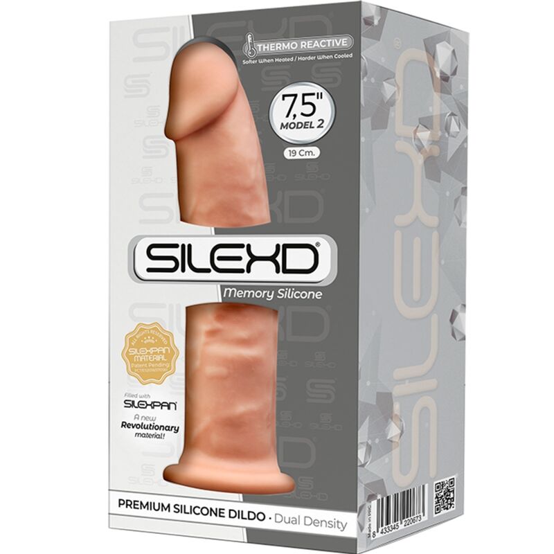 SILEXD – MODÈLE 2 PÉNIS RÉALISTE PREMIUM SILEXPAN SILICONE 19 CM