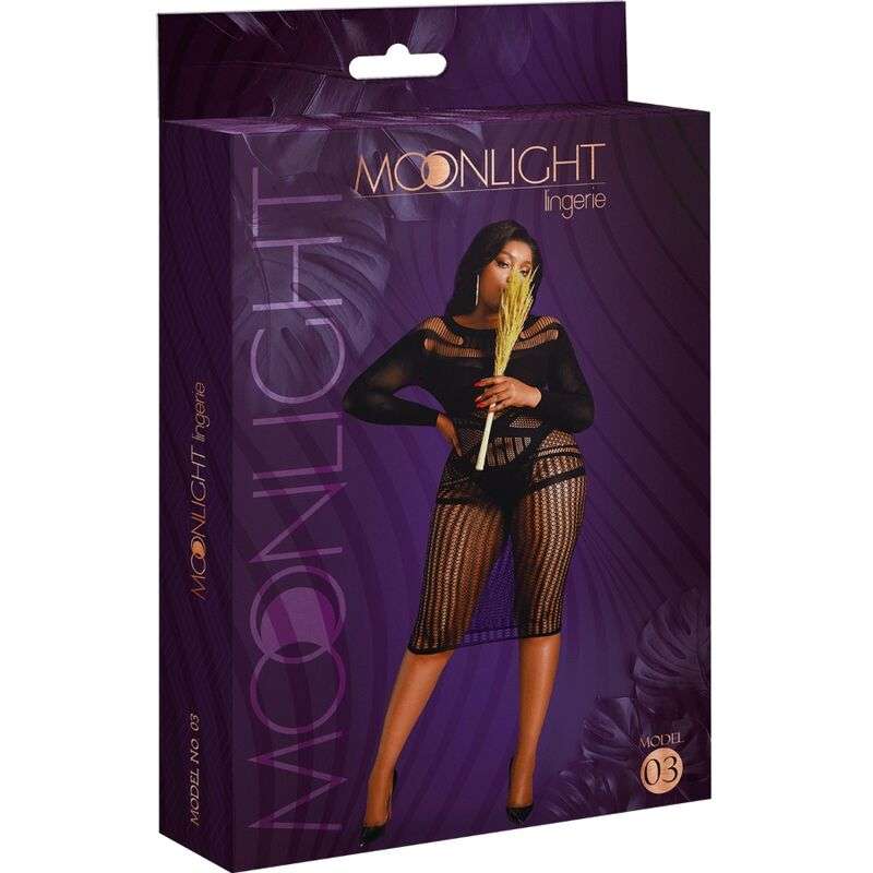 MOONLIGHT – ROBE MODÈLE 3 NOIRE GRANDE TAILLE