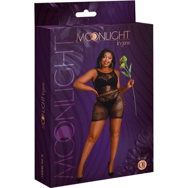 MOONLIGHT – ROBE MODÈLE 1 NOIRE GRANDE TAILLE