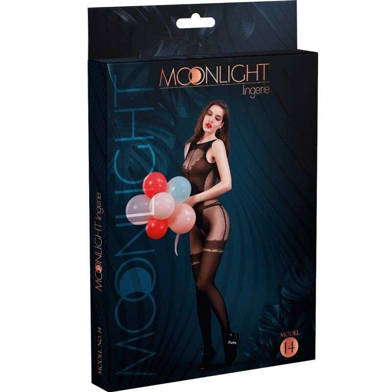 MOONLIGHT – BODYSTOCKING MODÈLE 14 NOIR TAILLE UNIQUE