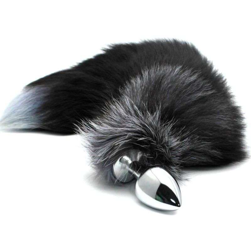 ALIVE – PLUG DE PLAISIR ANAL QUEUE DE RENARD EN MÉTAL TAILLE S