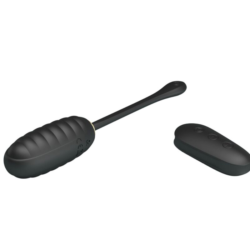 PRETTY LOVE – DOREEN OEUF VIBRANT RECHARGEABLE DE LUXE NOIR TÉLÉCOMMANDE