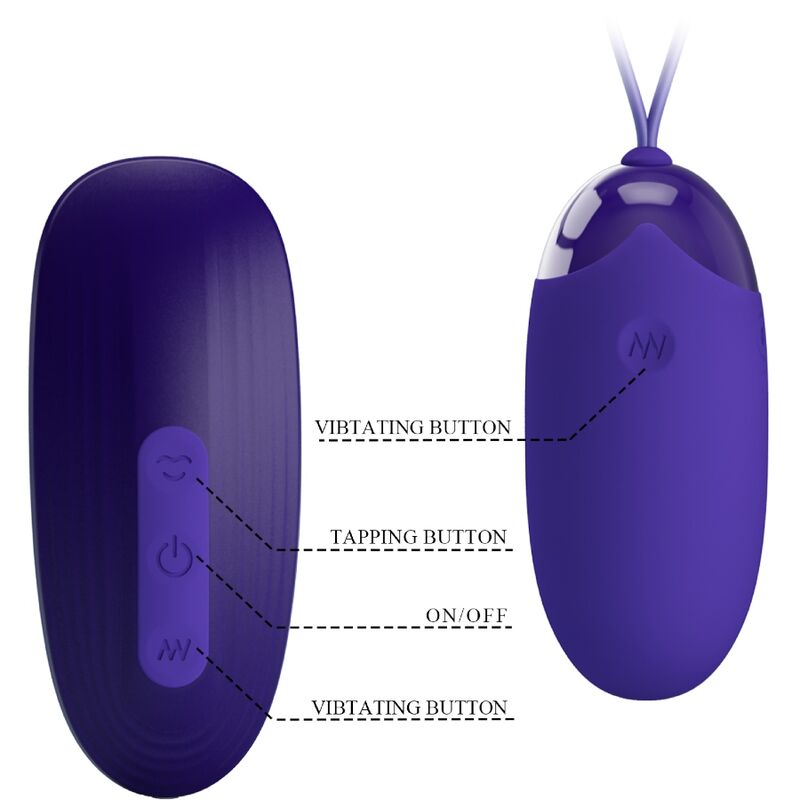 PRETTY LOVE – STIMULATEUR ET OEUF PORTABLE