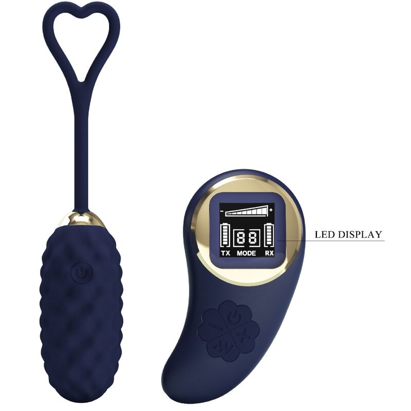 PRETTY LOVE – OEUF VIBRANT AVEC TÉLÉCOMMANDE VIVIAN BLUE