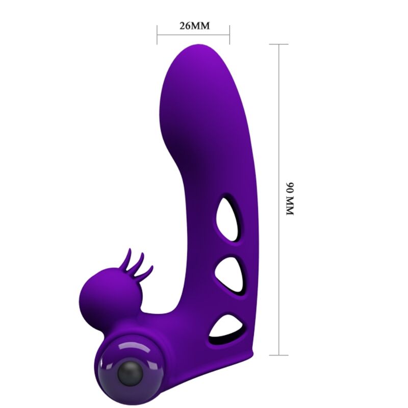 PRETTY LOVE – COUVERCLE DE DOIGT VIBRATEUR ORLANDO VIOLET