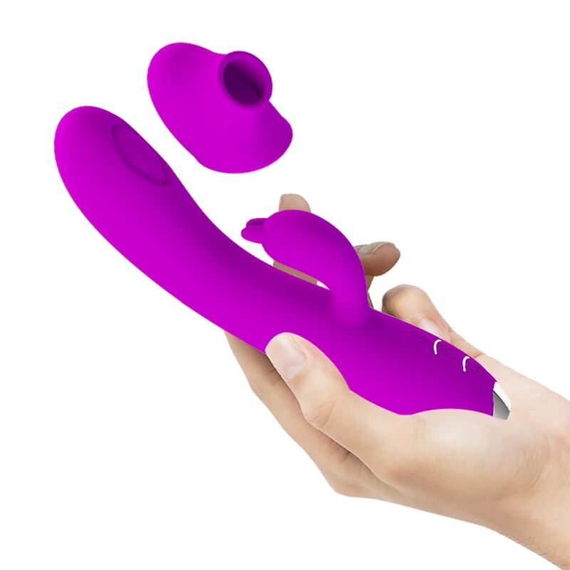 PRETTY LOVE – VIBRATEUR REGINA – ONDES STIMULANTES RECHARGEABLES VIOLET