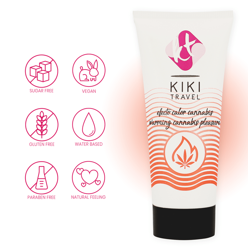 KIKÍ TRAVEL – CANNABIS LUBRIFIANT EFFET CHAUD 50 ML