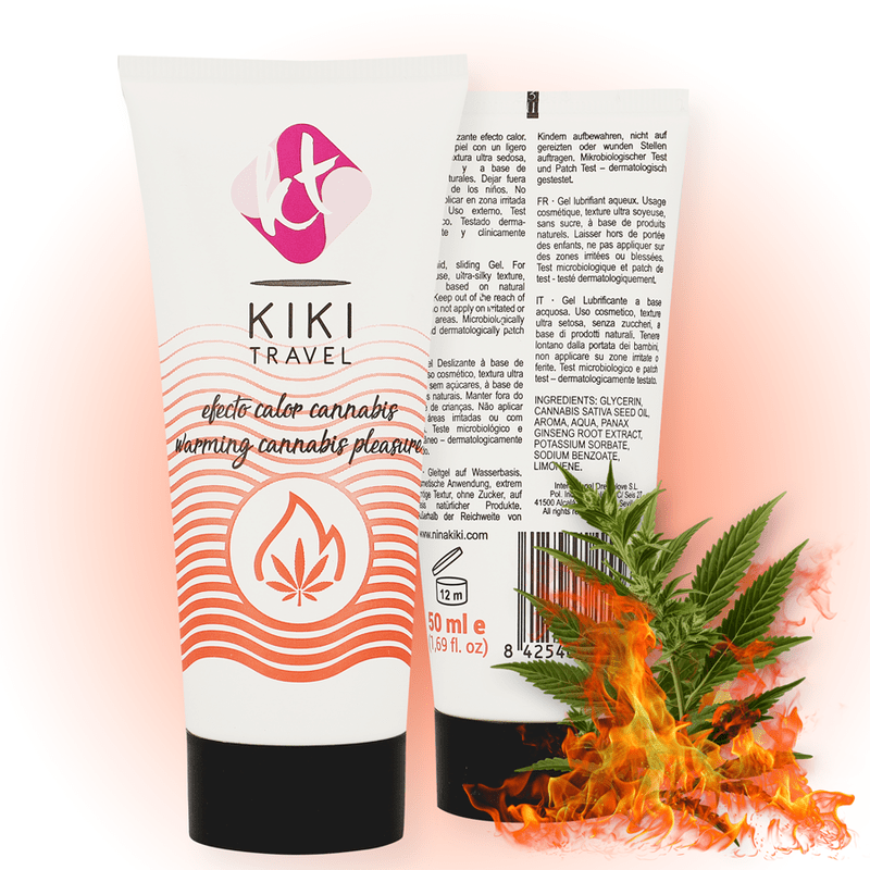 KIKÍ TRAVEL – CANNABIS LUBRIFIANT EFFET CHAUD 50 ML