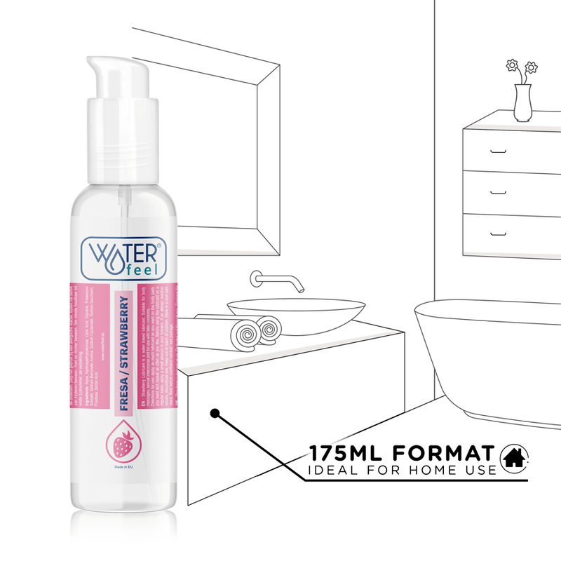 WATERFEEL – LUBRIFIANT À BASE DEAU DE FRAISE 175 ML