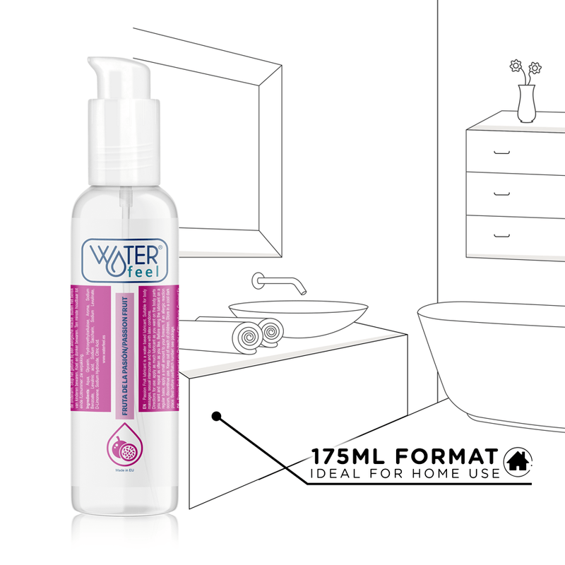 WATERFEEL – LUBRIFIANT À BASE DEAU AUX FRUITS DE LA PASSION 175 ML