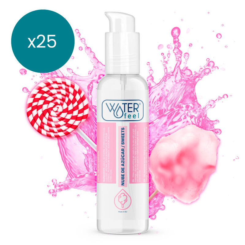 WATERFEEL – LUBRIFIANT SUGAR CLOUD 175 ML PACK 25 UNITÉS