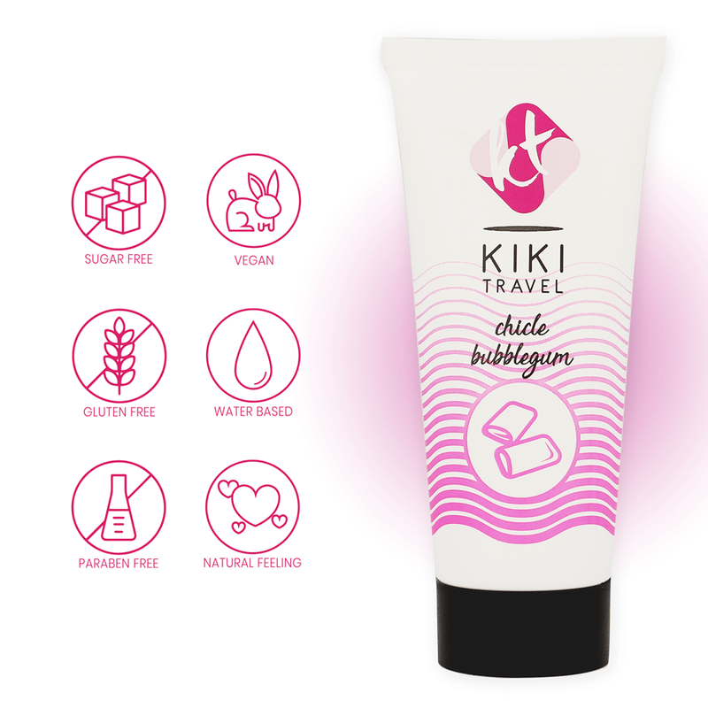 KIKÍ TRAVEL – LUBRIFIANT GOMME FRAISE 50 ML