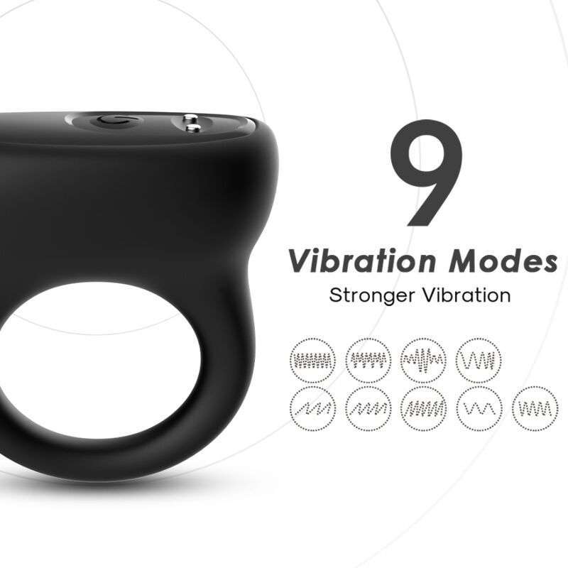 ARMONY – ANNEAU VIBRATEUR NOIR