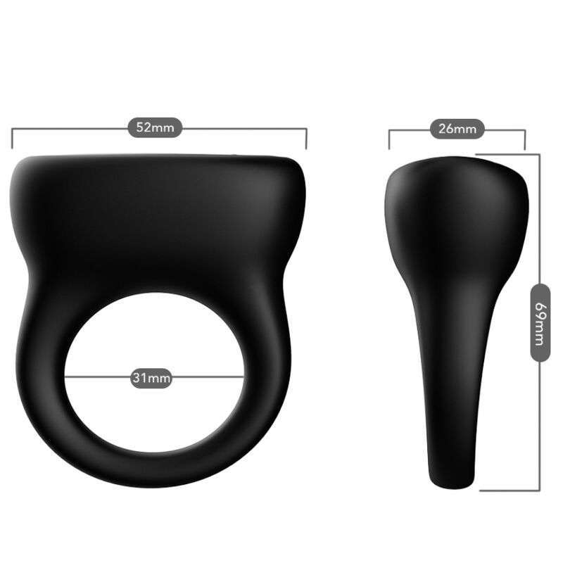 ARMONY – ANNEAU VIBRATEUR NOIR