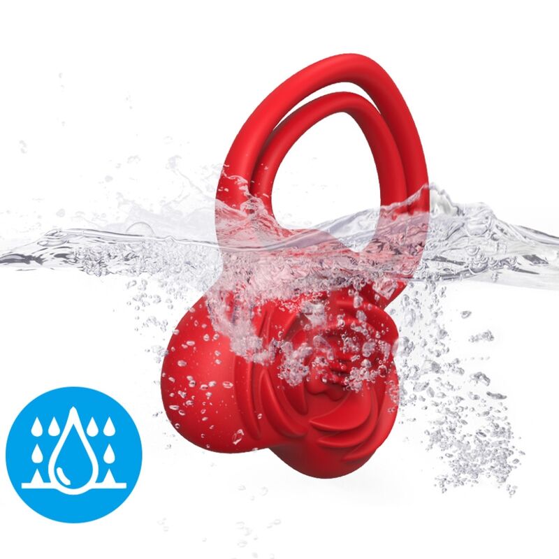 ARMONY – ANNEAU VIBRATEUR COEUR ROUGE