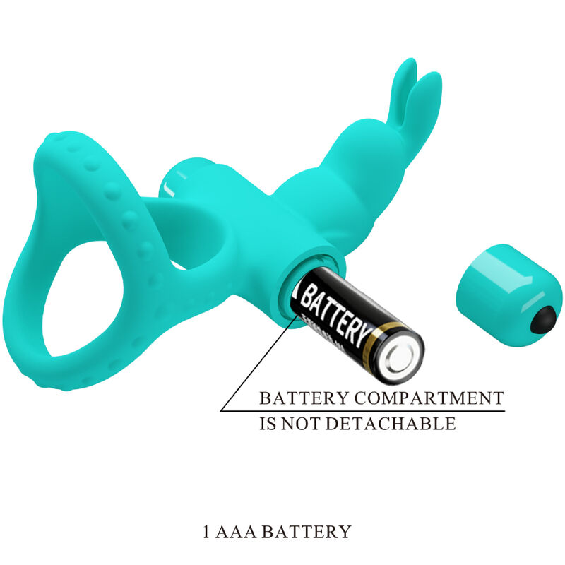 PRETTY LOVE – ANNEAU VIBRATEUR LAPIN VERT FIGGY