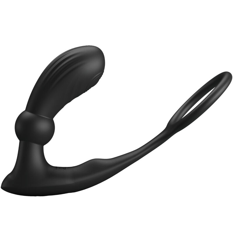 PRETTY LOVE – ANNEAU ANAL ET VIBRATEUR WARREN NOIR