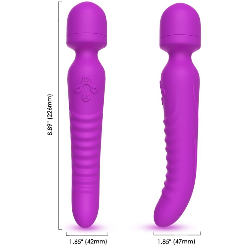 ARMONY – MISSION MASSAGER  VIBRATEUR EFFET CHALEUR VIOLET
