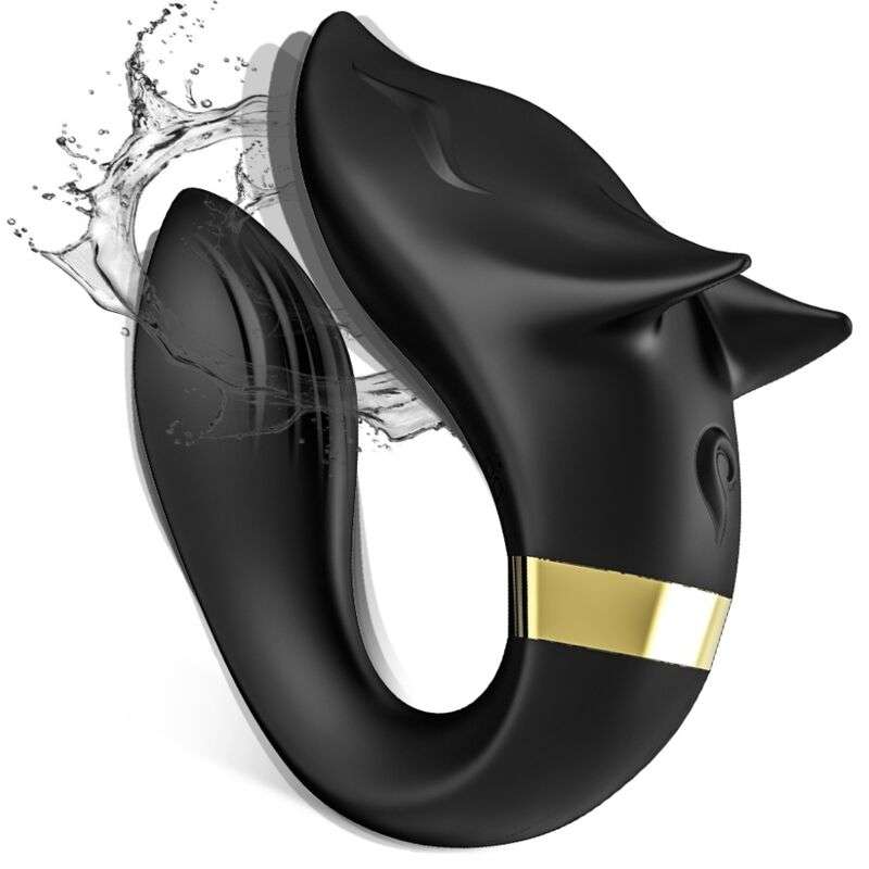 ARMONY – VIBRATEUR FOX POUR COUPLES TÉLÉCOMMANDE NOIR