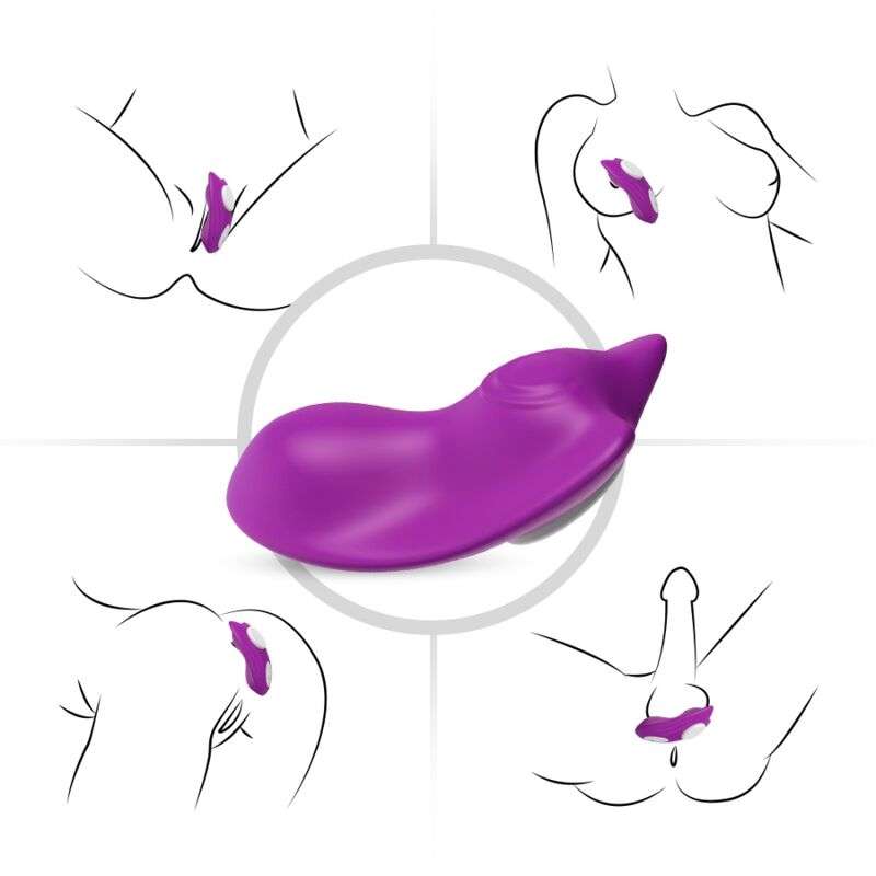 ARMONY – CULOTTE PORTABLE PAPILLON VIBRATEUR TÉLÉCOMMANDE VIOLET