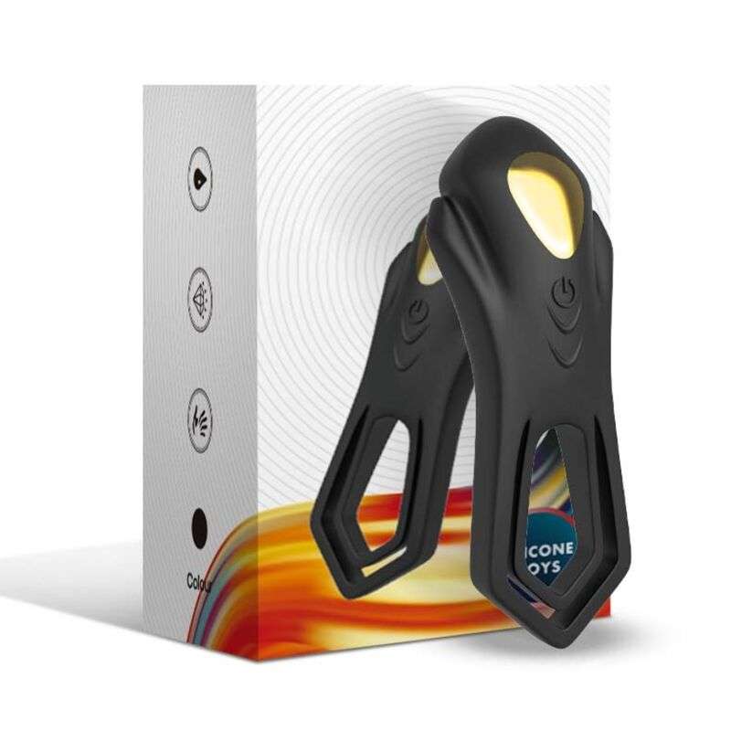 ARMONY – TÉLÉCOMMANDE DOUBLE ANNEAU VIBRATEUR ROADSTER NOIR