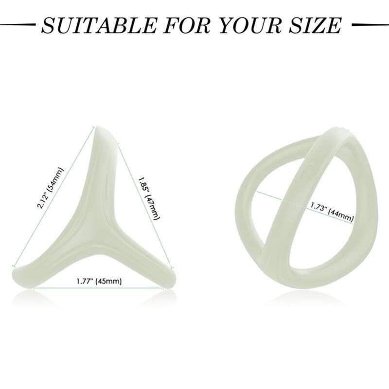 ARMONY – BAGUE DOUBLE SILICONE TRESOR LUMINEUSE
