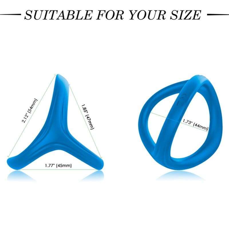 ARMONY – BAGUE DOUBLE SILICONE TRESOR BLEU